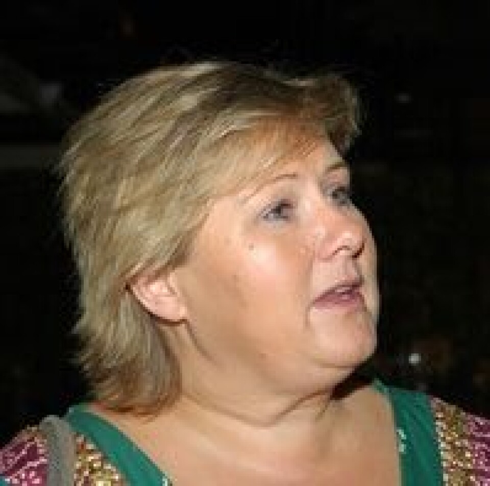 Erna Solberg. Foto: Kari Johanna Tveit