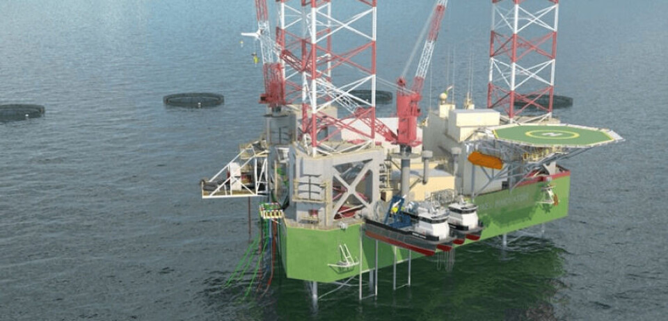 Roxel Aqua har søkt om 14 utviklingstillatelser til konseptet Octopus. Illustrasjon: Roxel Aqua.