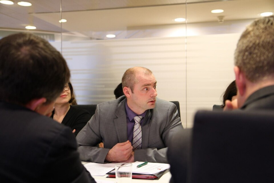 Administrerende direktør i Sjømatbedriftene, Robert Eriksson mener hovedproblemet i dag er at det bare er mulig å benytte Sibirkorridoren for et fåtall flyvninger. Foto: Regjeringen