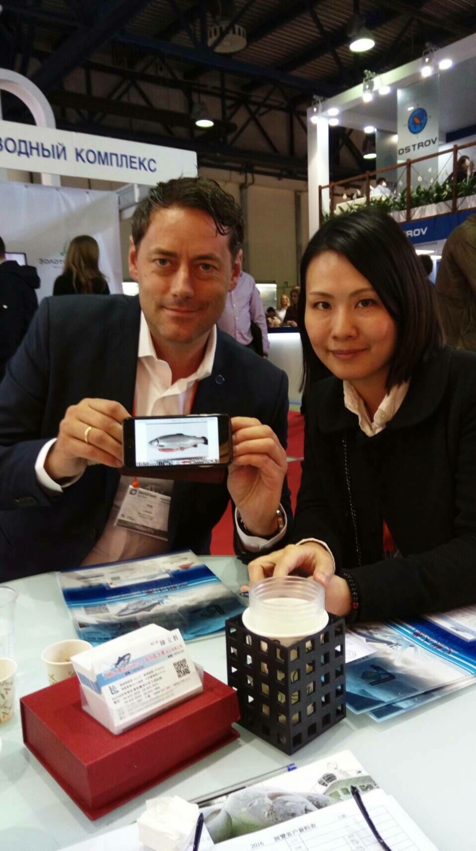 Salgssjef Tore Larsen sier Firda Seafood har 'passion for trout'. Foto: privat.