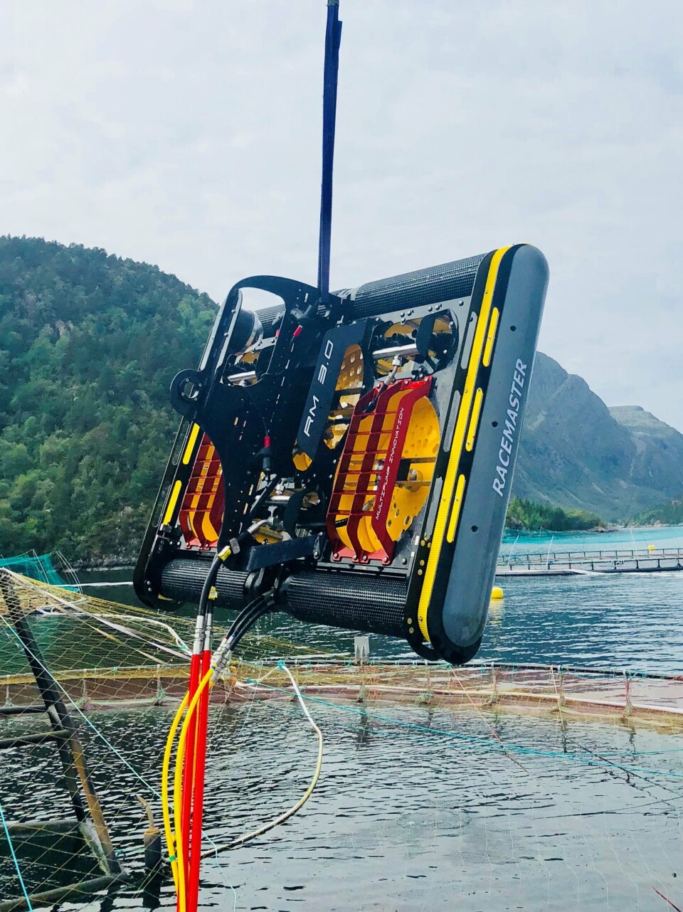 Johnson Marine vil med de to nye Racemaster vaskeroboter fra det norske teknologiselskapet MPI (Multi Pump Innovation), eie fire slike. Foto: MPI.