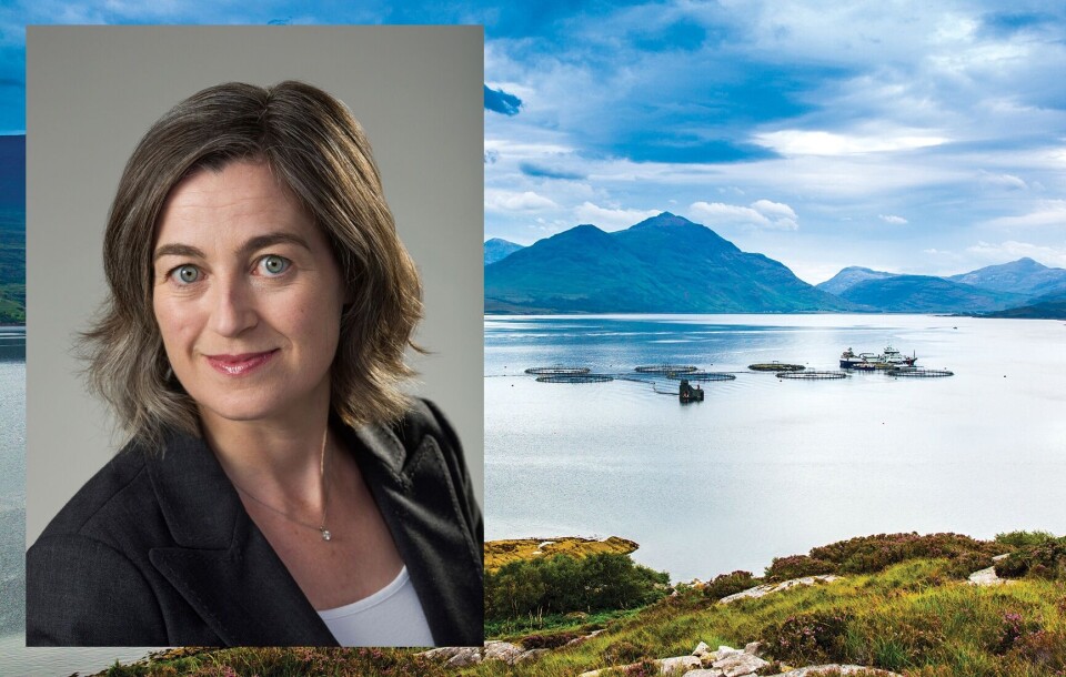 Julie Hesketh-Laird er direktør for den skotske oppdretterforeningen, Scottish Salmon Producers Organisation (SSPO). Foto: SSPO.