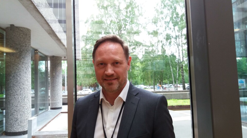 Fagsjef Stål Heggelund i Norsk Industri forteller at det er flere utfordringer knyttet til digitalisering av data i havbruksnæringen. Foto: Harrieth Lundberg.