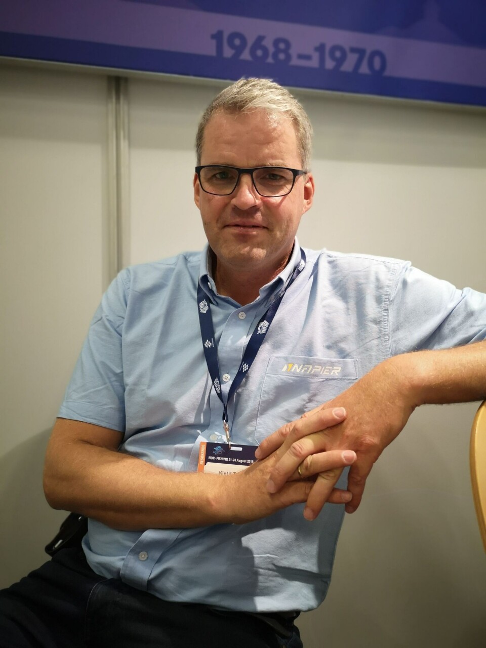 Daglig leder i Napier har troen på at prosessbåter er veien og gå, og sier det er mange fordeler. Foto: Ole Andreas Drønen