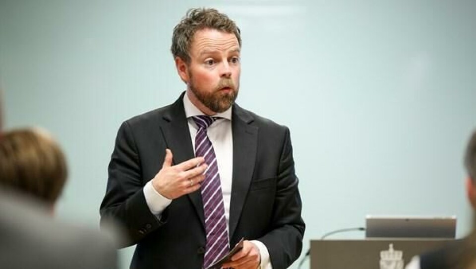 Næringsminister Torbjørn Røe Isaksen Foto: NFD