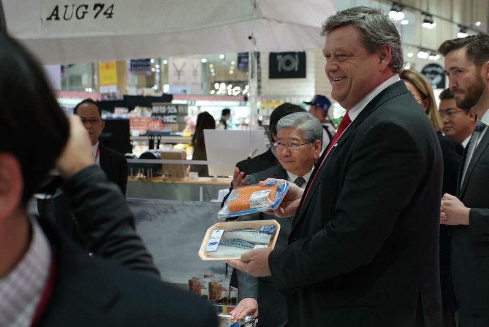 Nesvik sier at det er viktig å fortsette det gode partnerskapet med Japan. Foto: Nærings- og fiskeridepartementet