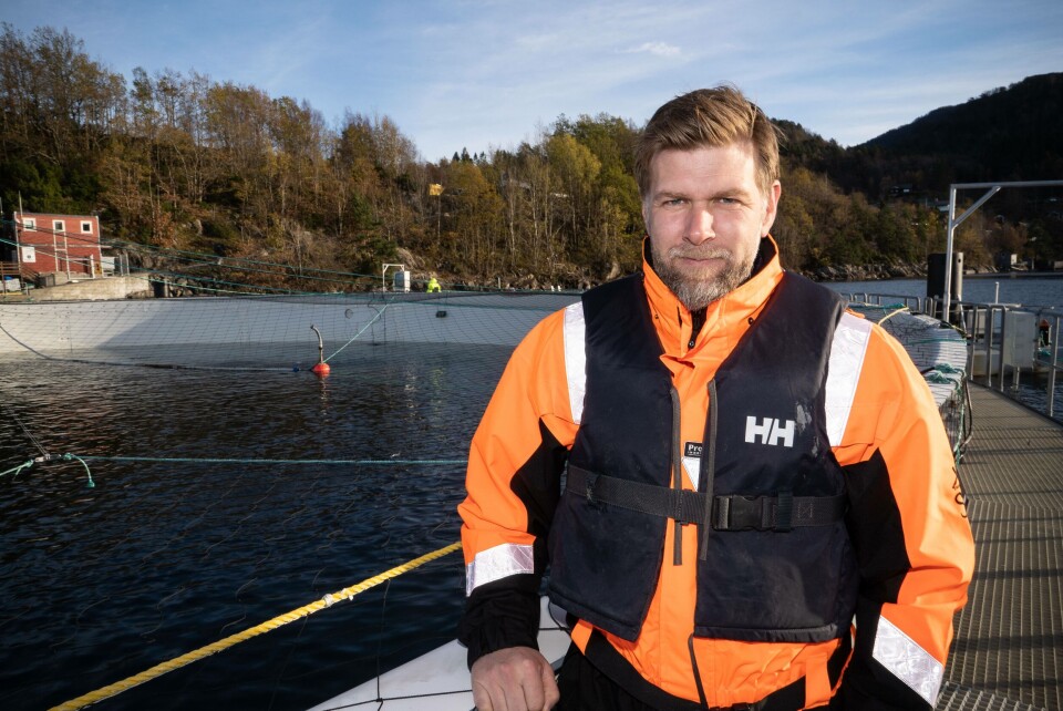 Roger Thorsen, salgs- og forretningsutvikler i Aquafarm Equipment sier EU-midlene har gitt dem mulighet til å videreutvikle teknologien og forsterke selskapet med flere ansatte. Foto: Magne Langåker/Sydvest. Roger Thorsen, salgs- og forretningsutvikler i Aquafarm Equipment sier EU-midlene har gitt dem mulighet til å videreutvikle teknologien og forsterke selskapet med flere ansatte. Foto: Magne Langåker/Sydvest.