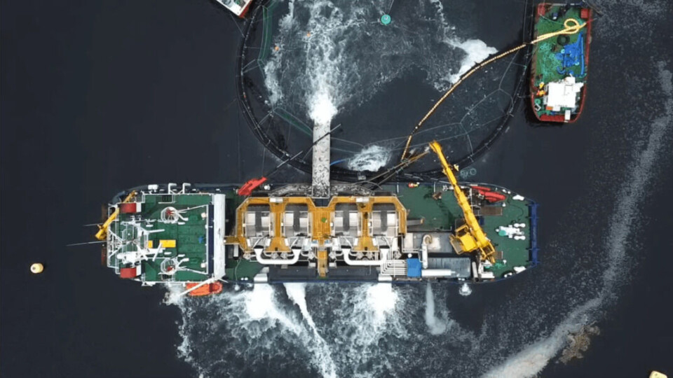Optilice er Lingalaks sitt førstevalg når det må behandles mot lakselus. De har installert fire linjer Optilice 4.0 på Seisund og filmet prosessen. Foto: Lingalaks