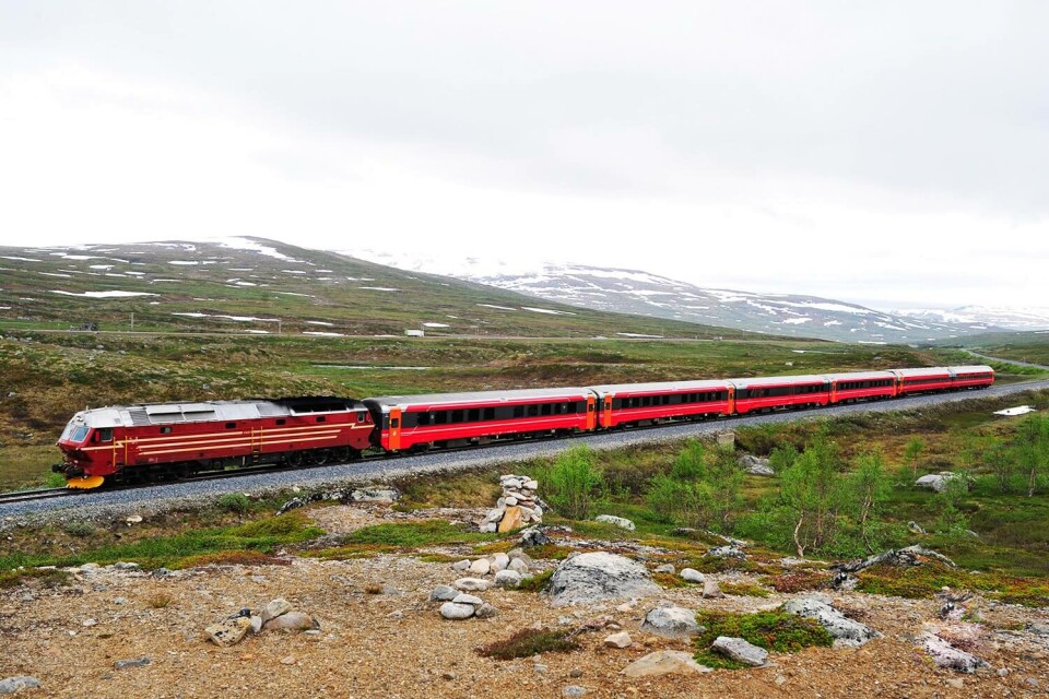 Nordlandsbanen. Illustrasjonsfoto: Tore Bjørback Amblie/NSB.
