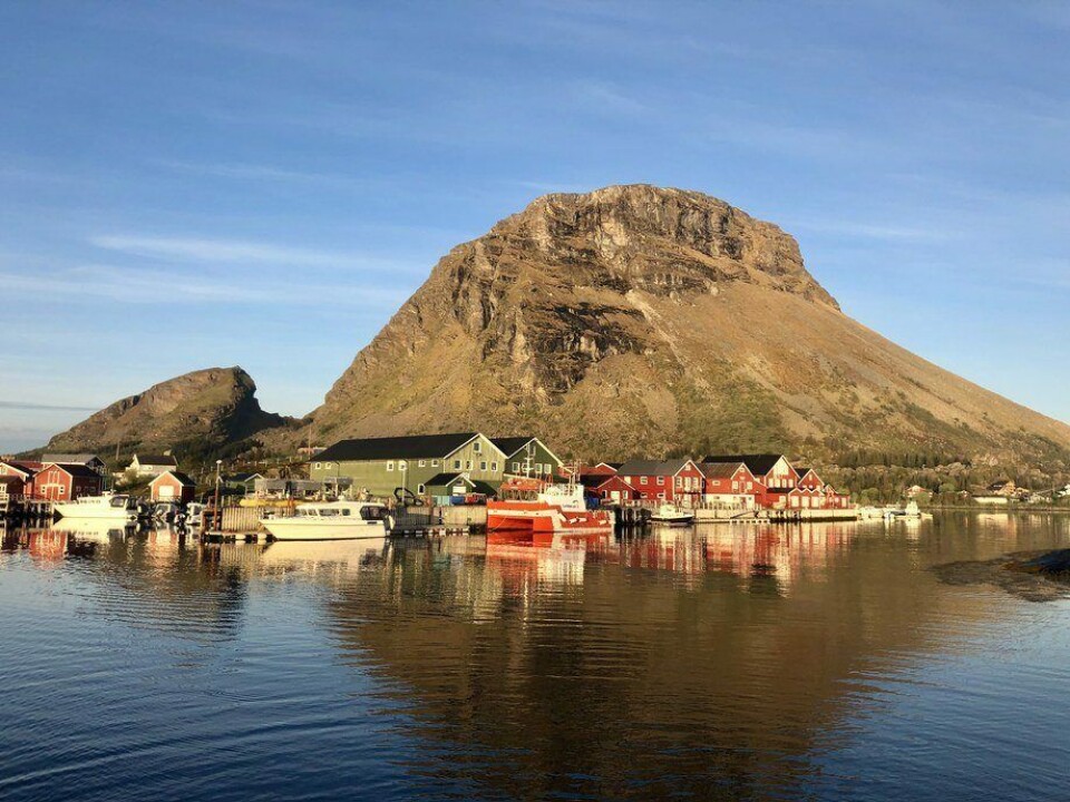 Lovundlaks sin landbase på Lovund. Foto: Lovundlaks