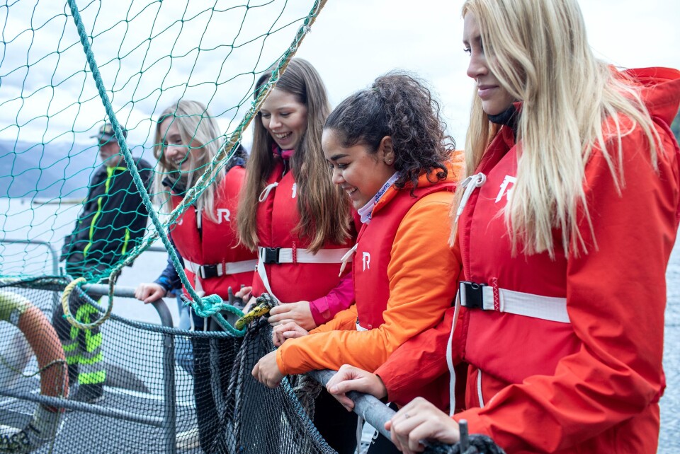 Traineene var imponert over hvor mye spennende som rører seg innen sjømatnæringen og  var strålende fornøyd med hva de hadde lært. Foto: Silje Katrine Robinson.