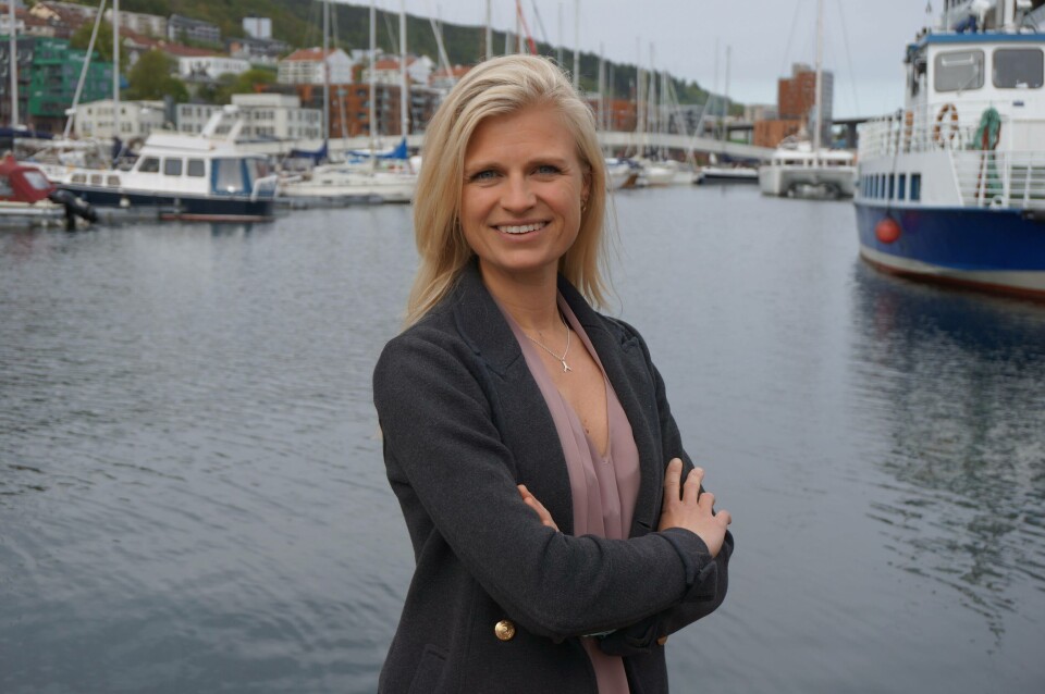 Ingebjørg Sævareid sine ambisjoner er å sette fiskevelferd på dagsorden, samt være en god faglig sparringspartner for Salmon Group sine aksjonærer. Foto: Salmon Group.