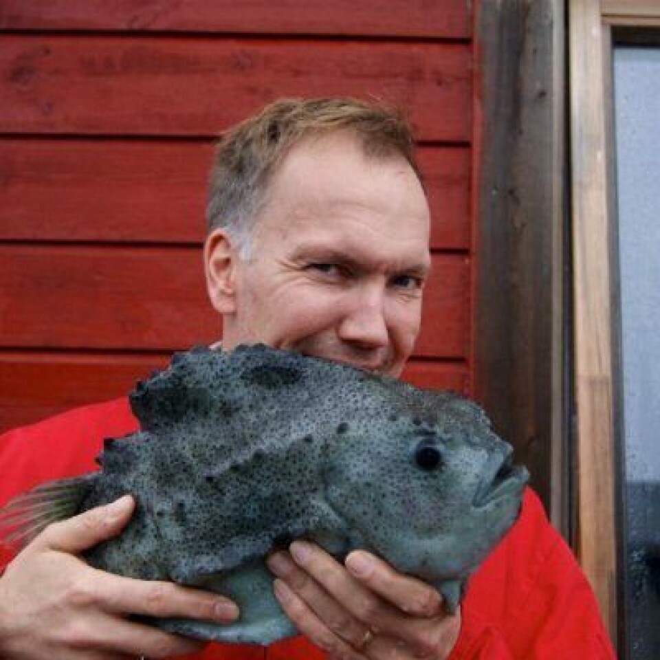 Daglig leder Lars Jørgen Ulvan fra Nordland Rensefisk holdt mandag ett foredrag om rognkjeks utfordringer.