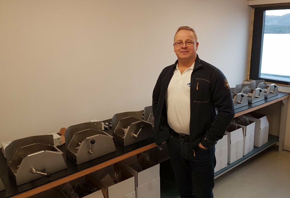 Daglig leder Hans-Ludvig Skjong sier de har flere nye satsinger innenfor havbruk, blant annet løsninger ved bruk av robot. Foto: HL. Skjong.
