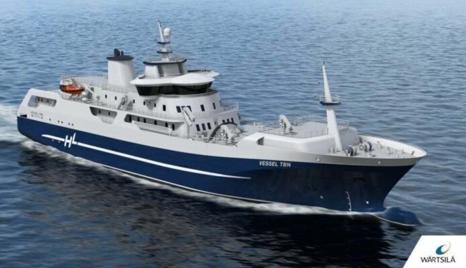 Wärtsilä-design bak verdens første hybride fiskeproduksjonsfartøy.
