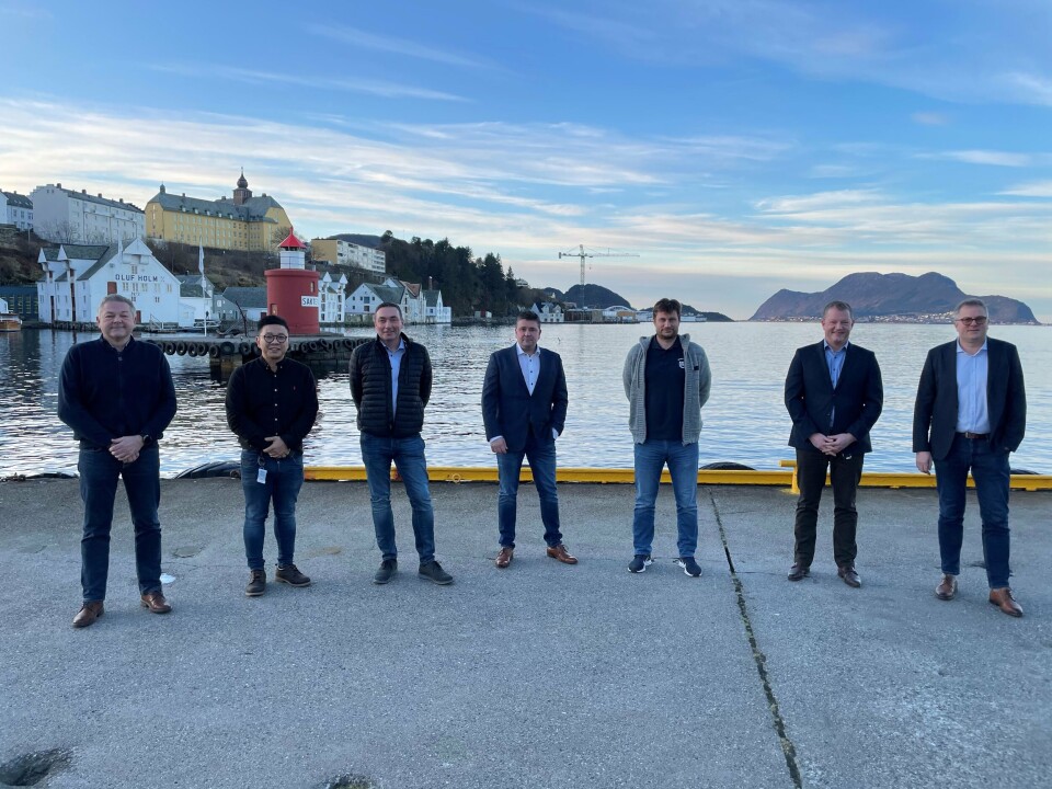 Fra venstre: Sigurd Remøy (Volt), Robert Søviknes (Volt), Frode Tennfjord (Optimar), Hans Owen Thunem (Optimar), Hugo Strand (Fitjar), Even Remøy (Volt), Kjell Skar ( Fitjar)