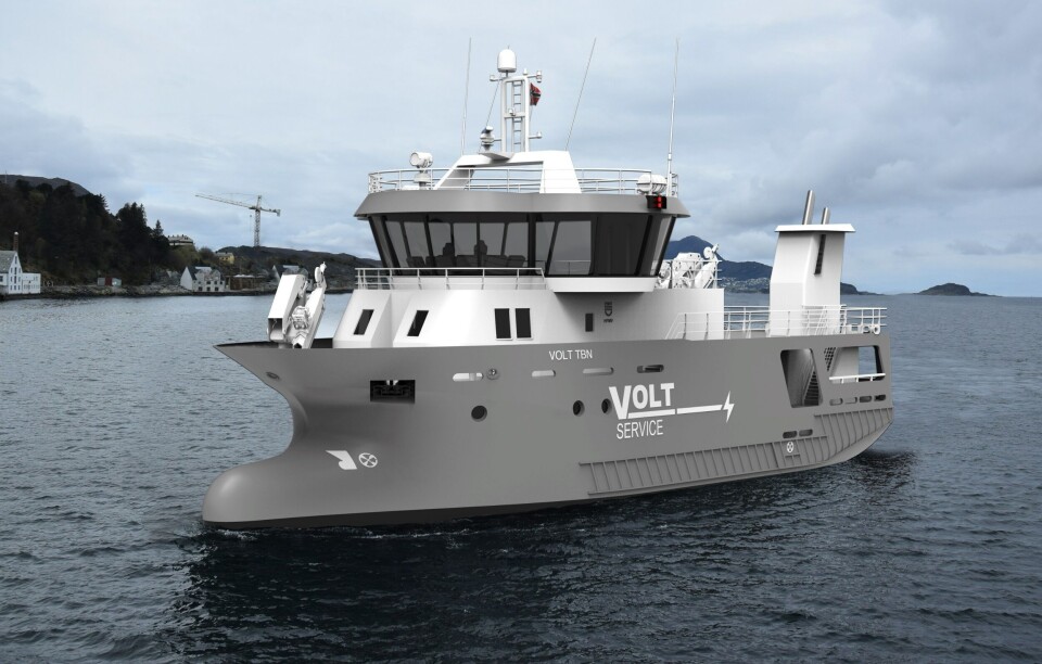 Fitjar Mekaniske Verft og Heimli har i fellesskap utviklet en hel designserie av moderne bløggebåter. Illustrasjon: FMV
