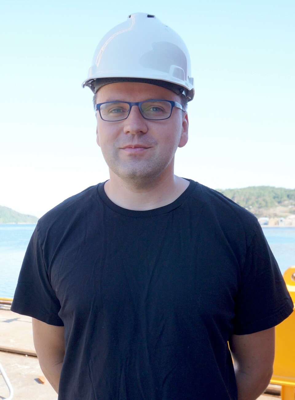Asbjørn Vik, skipsdesigner i Heimli Ship Design samarbeider tett med verftet Fitjar Mekaniske Verksted. Foto: FMV.