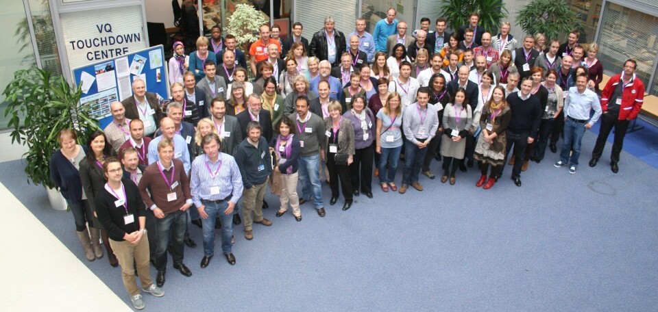 I år som for ti år siden blir TriNation avholdt i Edinburgh. Men møtet blir i år flyttet fra april til november. Her er deltagerne i 2012-konferansen. Foto: TriNation