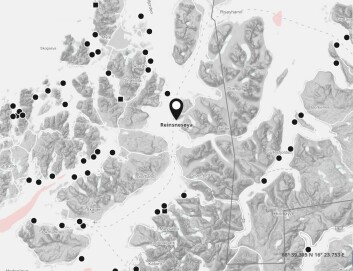 Illustrasjonskart over lokaliteten Reinsnesøya. Kilde: Barentswatch. 