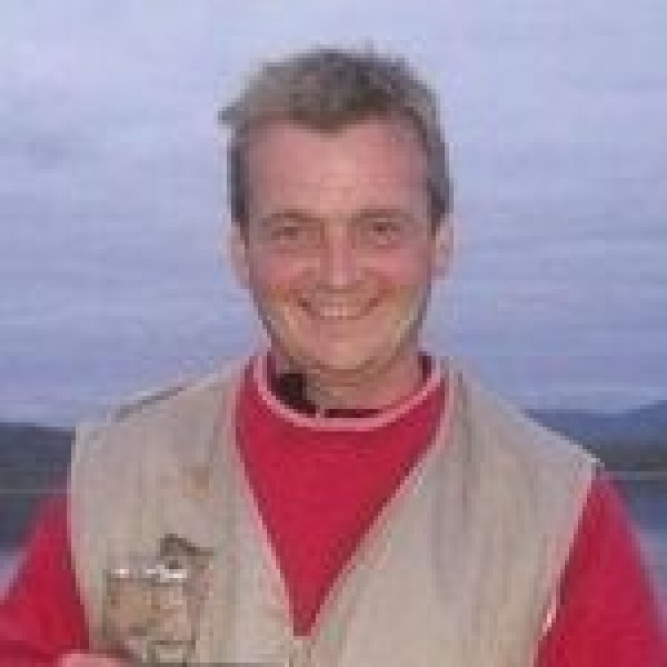 Trond Edvardsen, formann på lokaliteten Ytre Stræte for Nordlaks oppdrett i Troms.