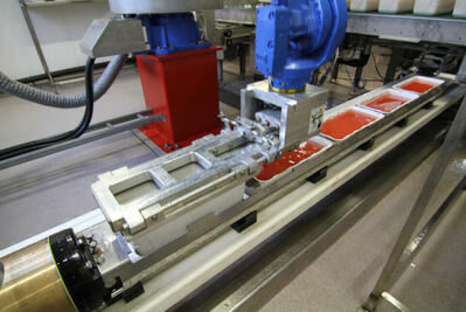 Ny produksjonslinje er utviklet ved AquaGen Hemne for storskala produksjon av triploid rogn. Foto: ©AquaGen AS