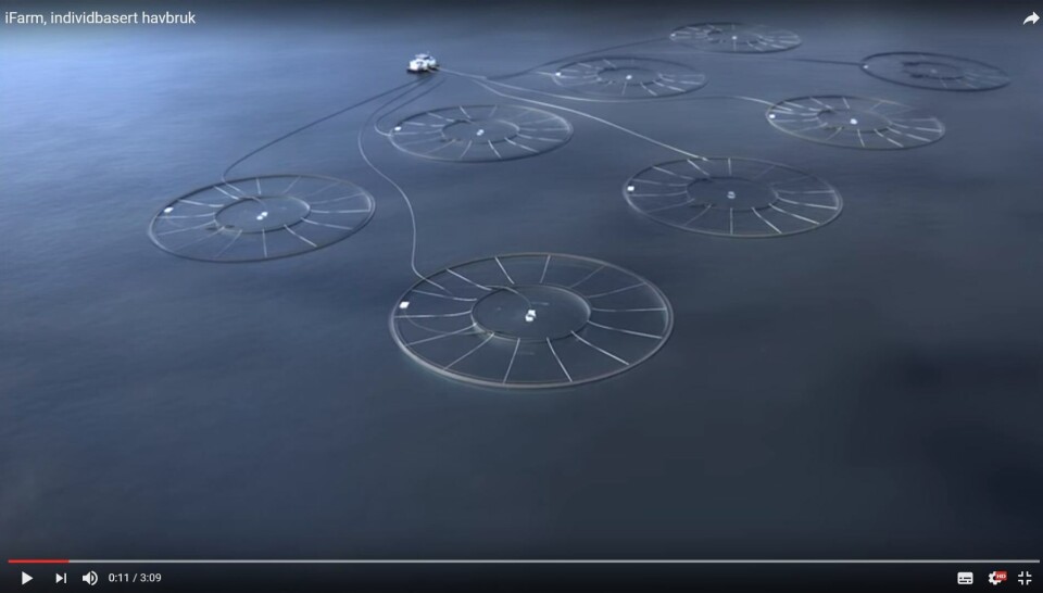 iFarm-konseptet til Cermaq og skaper BioSort ble presentert for fiskerministeren og oppmøtte gjester denne uken, der fokuset var enkeltindivid behandling og selektering av fisken ved hjelp av skanning. Foto: Cermaq/BioSort.