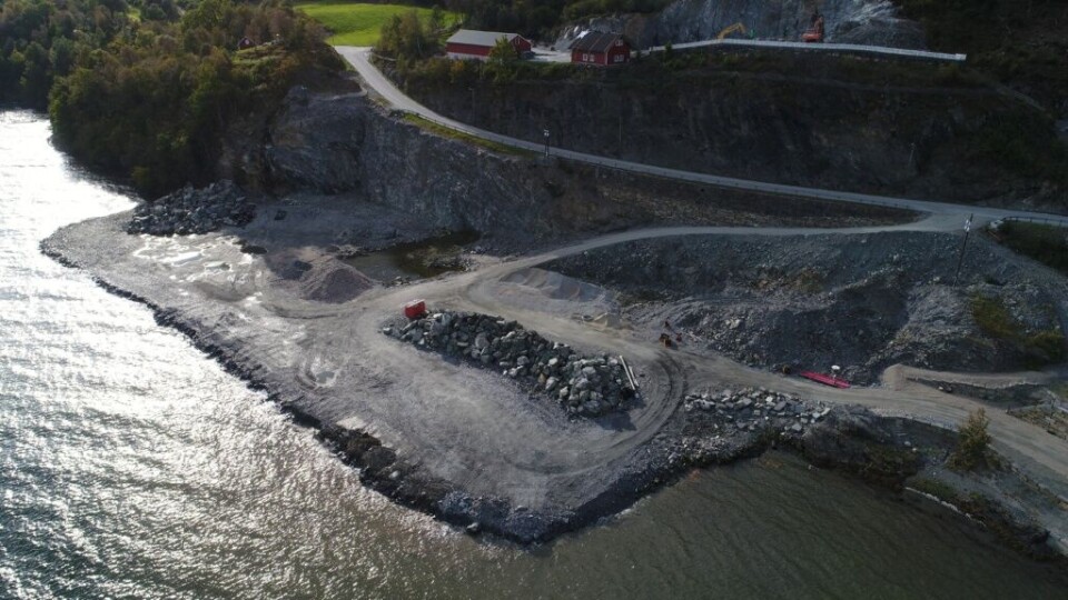 Det nye anlegget skal byggjes på næringsområdet Alsaker Brygge Sør på Onarheim. Foto: Alsaker Fjordbruk. Det nye anlegget skal byggjes på næringsområdet Alsaker Brygge Sør på Onarheim. Foto: Alsaker Fjordbruk.