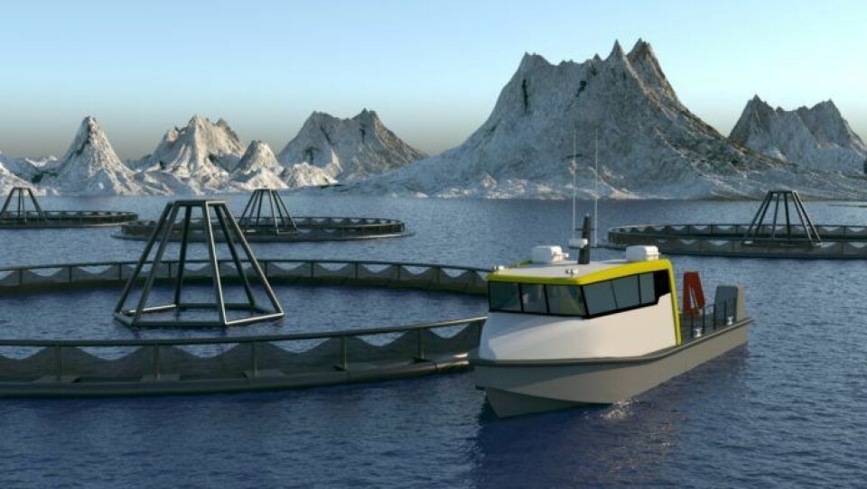 Tuco Marine skal levere to arbeidsfartøy til AKVA Group. Illustrasjonsfoto: Tuco Marine