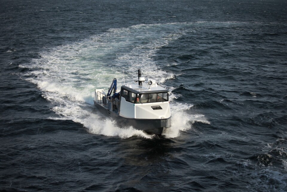 Tuco Marine leverer spylebåt til AKVA Group. Foto: Tuco Marine.
