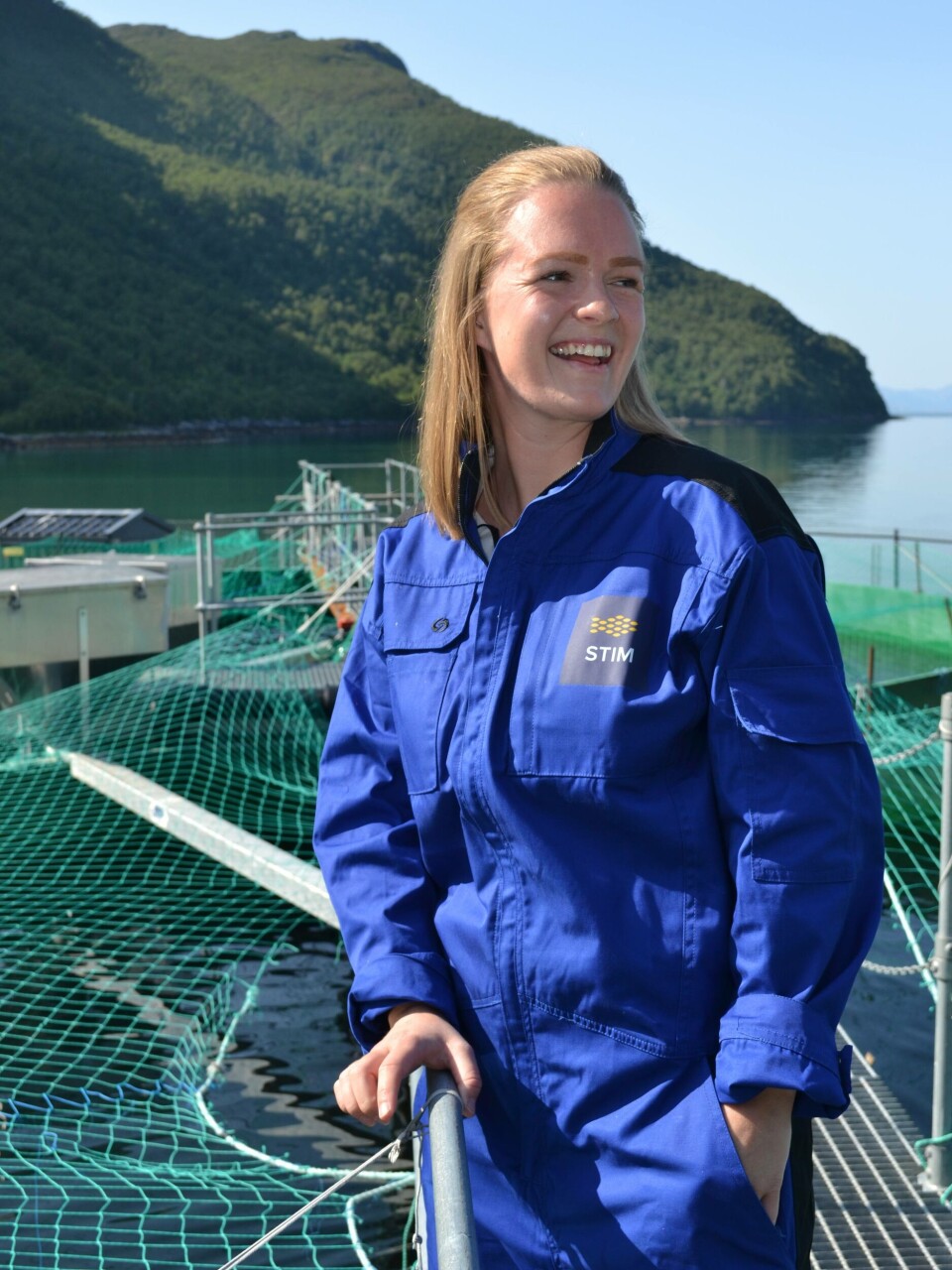 Ingrid Harneshaug er ny veterinær ved STIMs fiskehelseavdeling i Harstad. Foto: STIM