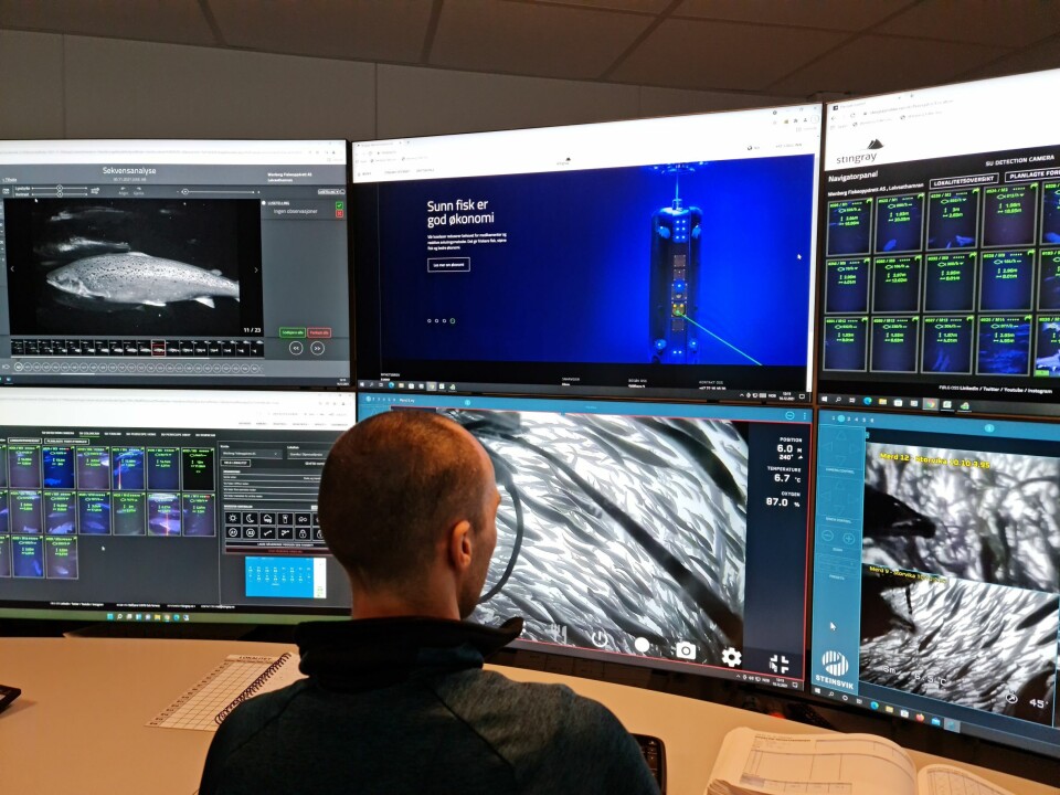 Stingray sine lasernoder fjernstyres fra kontrollrom. Foto: Stingray.