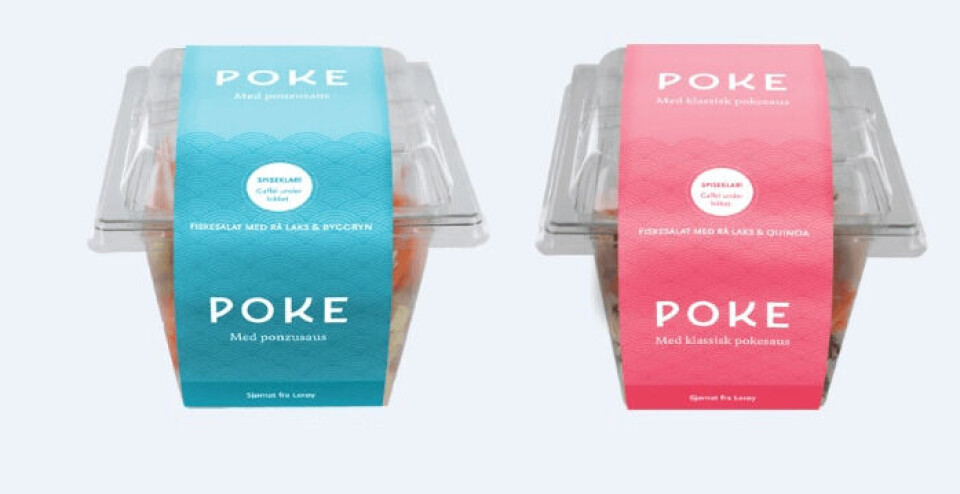 Poke - en ny type sjømat som erobrer verden. Nå lanseres det i Norge. Foto: Lerøy Seafood Group.