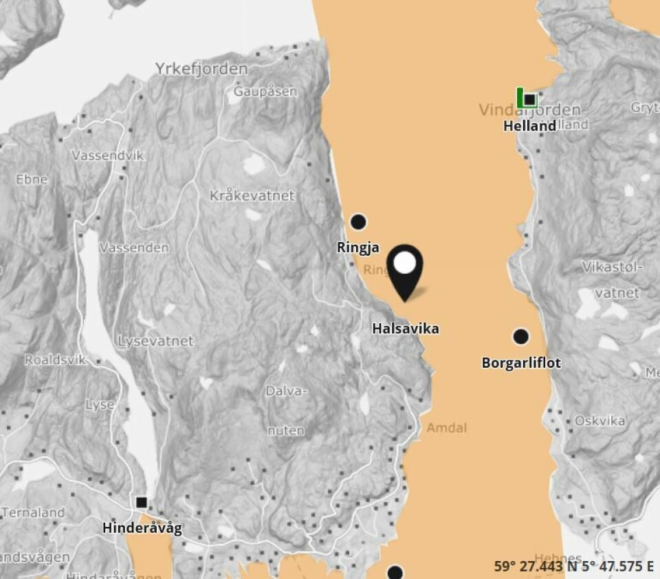 Tilfellet av SAV 2 ved Halsavika i Rogaland er nå bekreftet. Illustrasjon: Barentswach