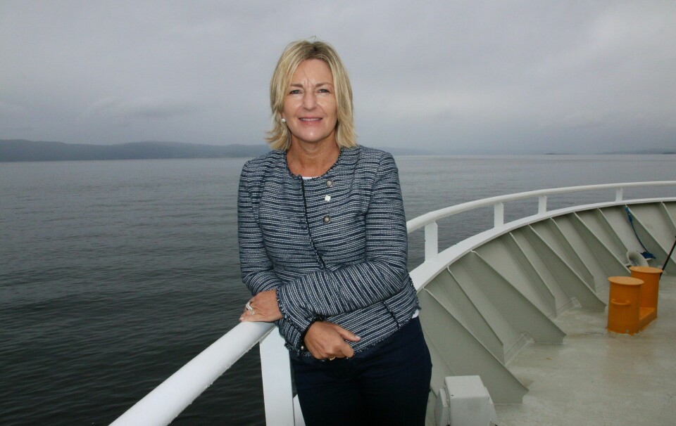 Ingrid Schjølberg, direktør for NTNU Havrom ved innvielsen av Trondheimsfjorden som testområde for ubemannede fartøy.Foto: Idun Haugan/NTNU