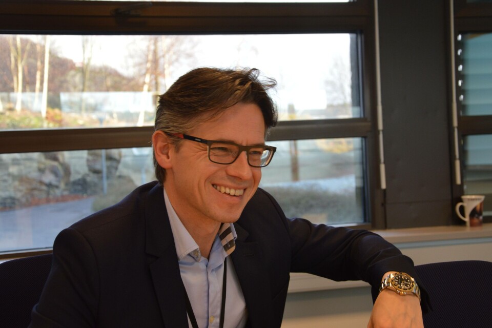 Administrerende direktør i CMR Prototech, Bernt Skeie sier det er åpenbart at man må gjøre noe med slam-problematikken. Foto: Magnus Petersen.