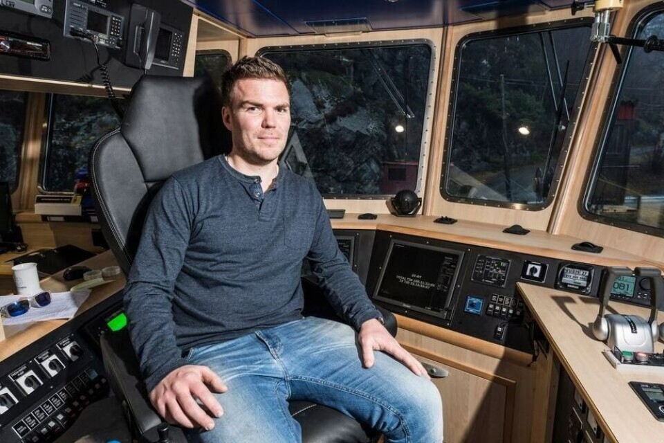 Bård Arne Vaagland, daglig leder i Vaagland Mek Verksted forteller at fartøyet de skal levere til Hellesund Fiskeoppdrett til sommeren er en typisk lokalitetsbåt. Foto: VMV.