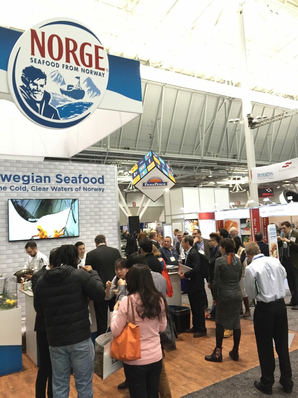 Seafood Expo North America i Boston gikk av stabelen denne uken.  Foto: Norges Sjømatråd.