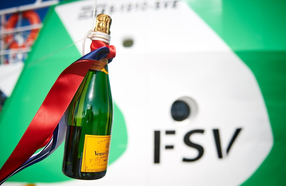 Dåp av den nye båten til FSV. Foto: Kjell Stian Brunes / FSV
