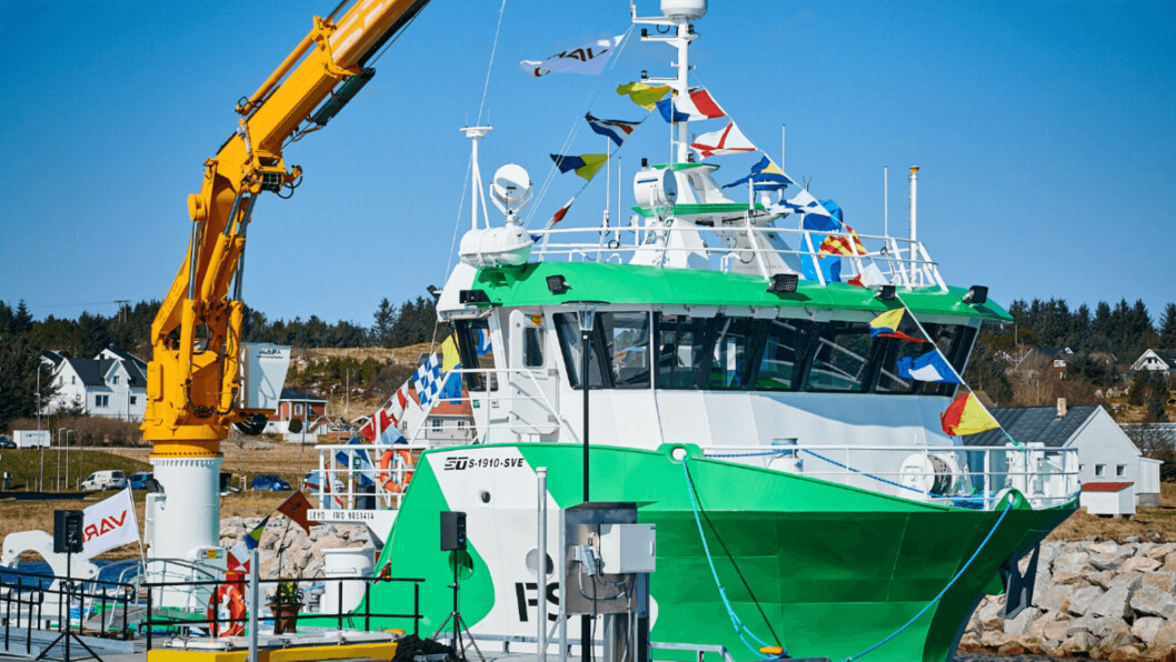 VARD leverer båt nr 2 til FSV. Foto: Kjell Stian Brunes /FSV