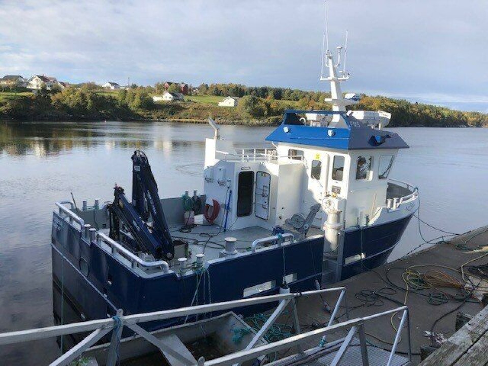 Fossekall er et av de tidligere fartøyene levert til Håløy Havservice. Havbruksselskapet melder de igjen har valgt gå til innkjøp av nok et fartøy hos Folla Maritime. Foto: Folla Maritime