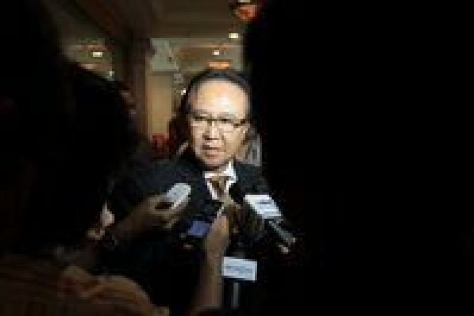 Indonesias fiskeriminister, Sharif Cicip Sutardjo mener landet har et stort potensiale når det gjelder havbruk. Foto: Innovasjon Norge.
