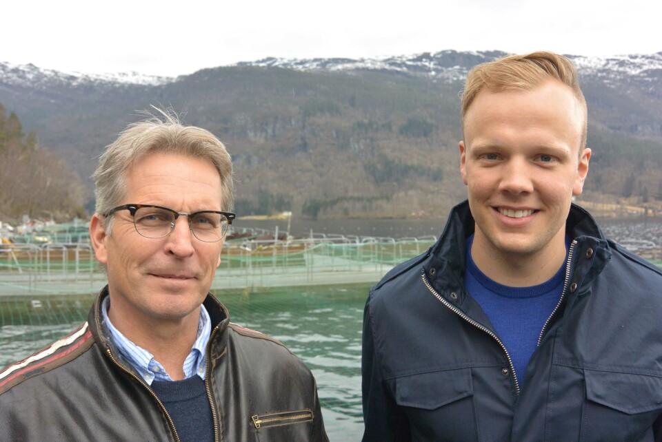 Paul Negård, fiskehelseleder i Eide Fjordbruk. Foto: EFB. Paul Negård, fiskehelseleder i Eide Fjordbruk. Foto: EFB.