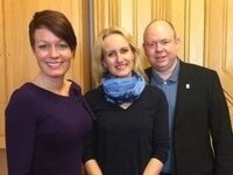 Line Henriette Hjelmdal, Torill Moseng og Hogne Bleie. Foto: DNV