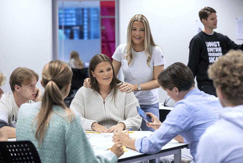 Bilder fra Innovasjonscamp på Nordahl Grieg videregående skole. Foto: Silje Kathrine Robinson