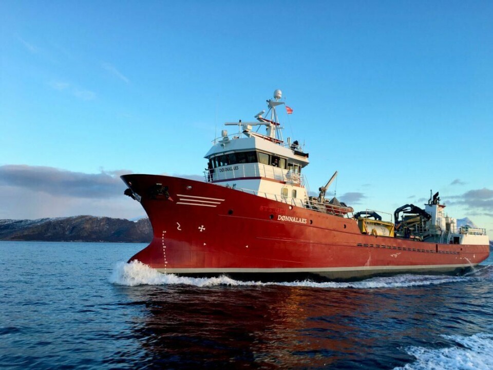 Brønnbåten «Dønnalaks». Foto: Norsk Fisketransport.