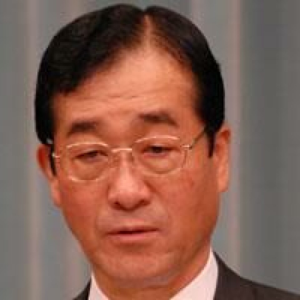 Japans fiskeri-, landbruks- og skogsminister Toshikatsu Matsuoka