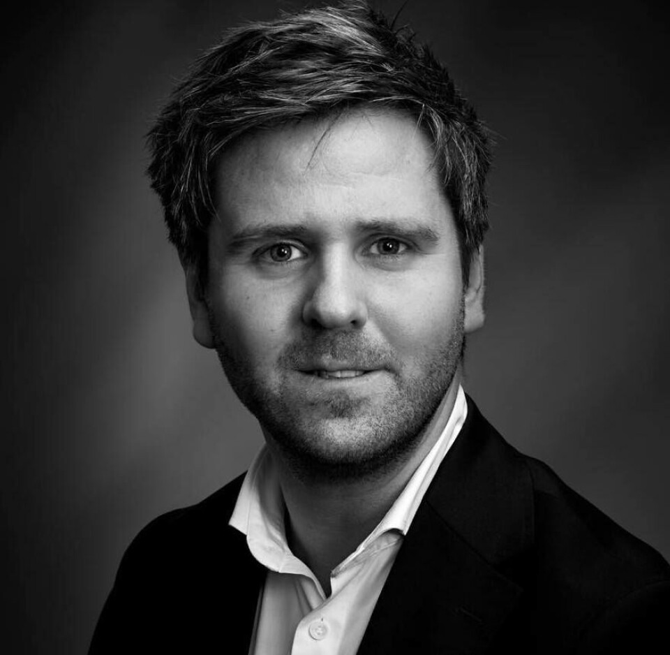 Pressefoto Marine Harvest. Kommunikasjonssjef Eivind Nævdal-Bolstad. Foto: Hans Jørgen Brun.