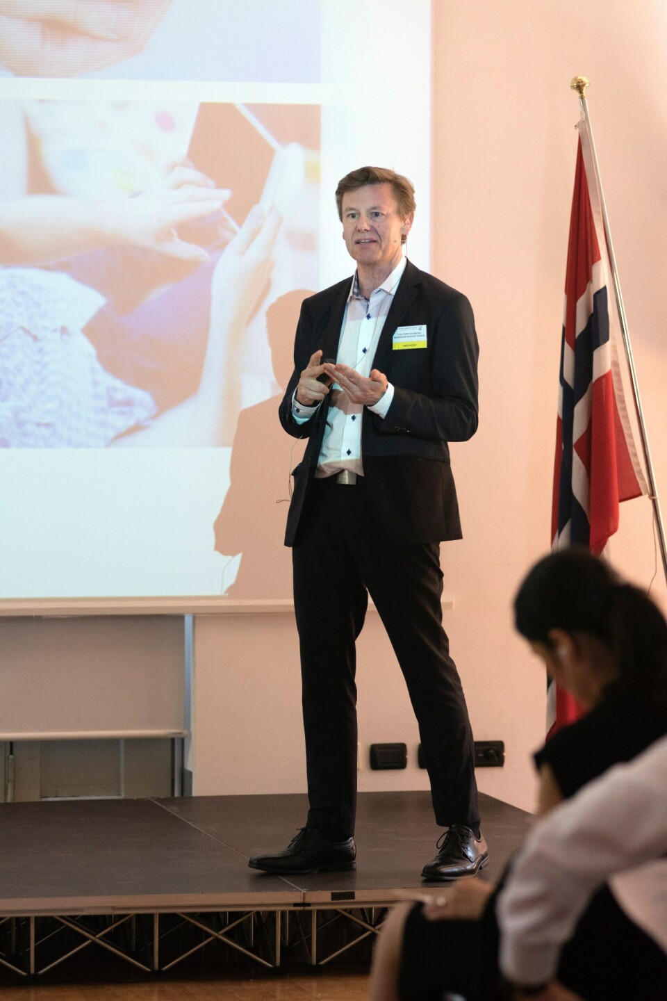 Sjømatutsending Trym Eidem Gundersen sier Sjømatrådet fokuserer mer på bærekraft og opprinnelse i markedsføringen. Foto: Norges Sjømatråd Sjømatutsending Trym Eidem Gundersen sier Sjømatrådet fokuserer mer på bærekraft og opprinnelse i markedsføringen. Foto: Norges Sjømatråd
