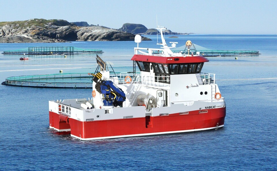 Daglig leder Ivor Johnson i Johnson Marine sier at det nye fartøyet er en del av selskapets vekststrategi og servicetilbud til den voksende havbruksindustrien på Island. Foto: Moen Marin Daglig leder Ivor Johnson i Johnson Marine sier at det nye fartøyet er en del av selskapets vekststrategi og servicetilbud til den voksende havbruksindustrien på Island. Foto: Moen Marin